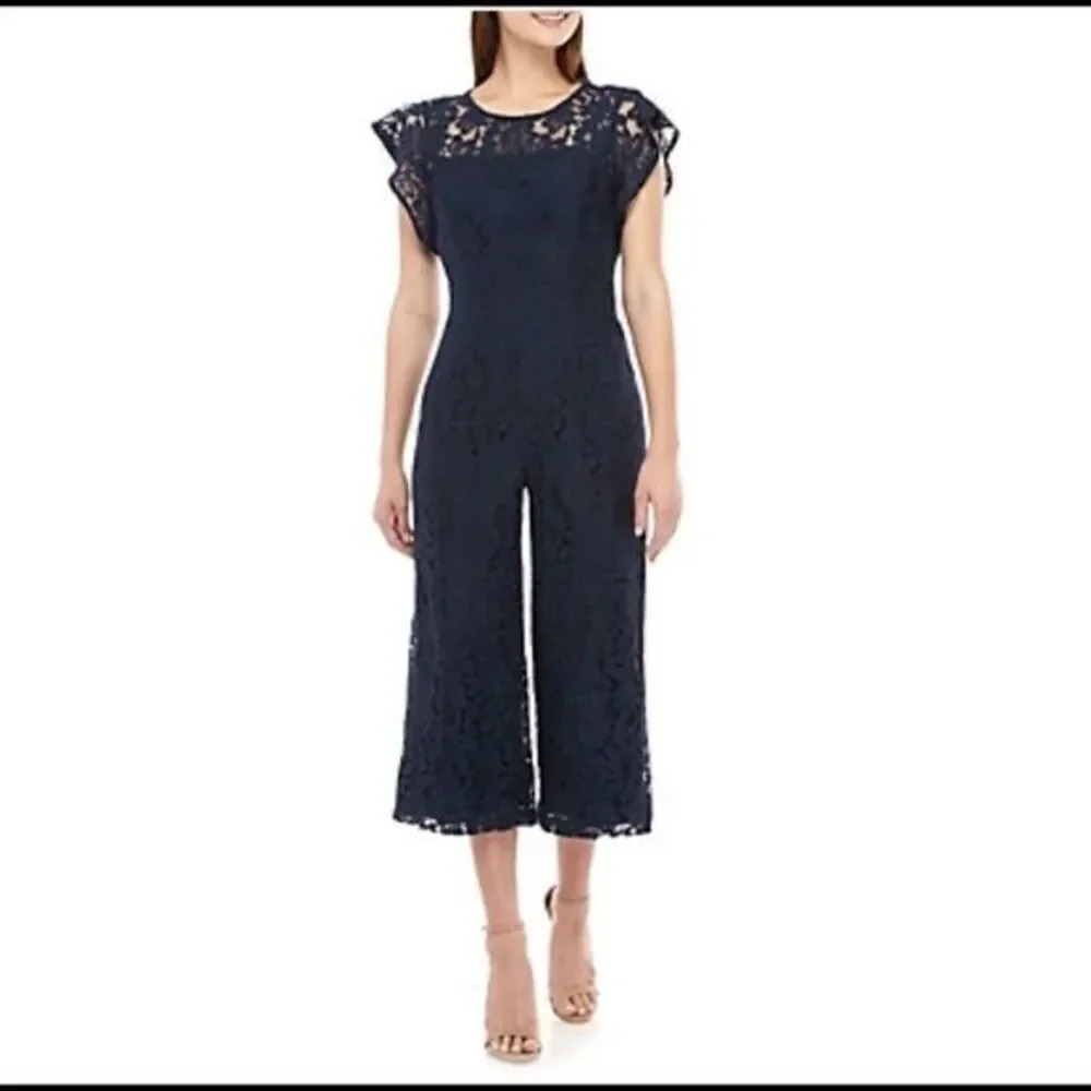 Donna Ricco New York Lace Jumpsuit